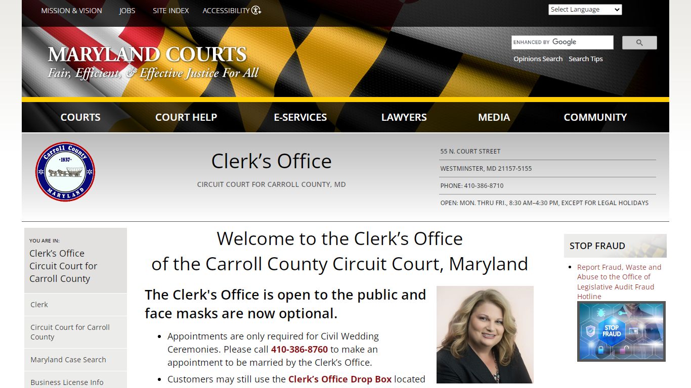 Welcome to the Clerk’s Office of the Carroll County Circuit Court ...
